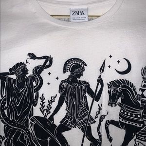 Zara Graphic Tshirt Tee M (oversized fit)